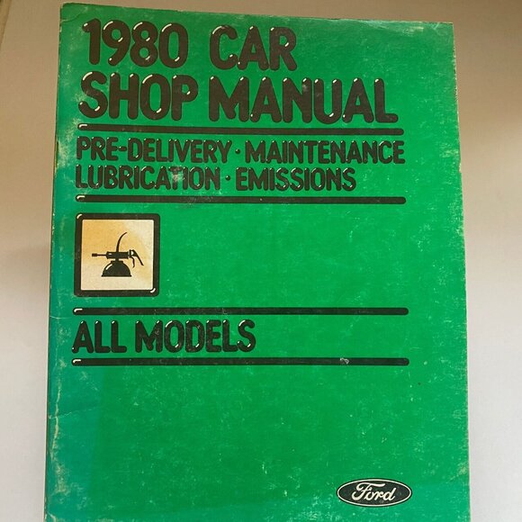 1980 Ford Car Shop Manuals maintenance emmissions engine diagnosis lot of 2 - Picture 1 of 9